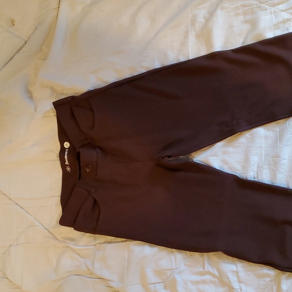 Betabrand Medium Petite Brown stretch pants / yoga pants